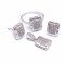 redgem silver 925 jewellery set cubic zirconia colorless jacb12 women's fashion redgem silver 925 jewellery set cubic zirconia colorless redgem 1199