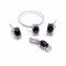 redgem silver jewellery set natural blackstar jacb21 women's fashion redgem silver jewellery set natural blackstar redgem 1208