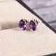 silver 925 jewellery set natural amethyst purple jacb30 women's fashion silver 925 jewellery set natural amethyst purple redgem 1216