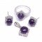 redgem silver 925 jewellery set natural amethyst jacb4 women's fashion redgem silver 925 jewellery set natural amethyst redgem 1193