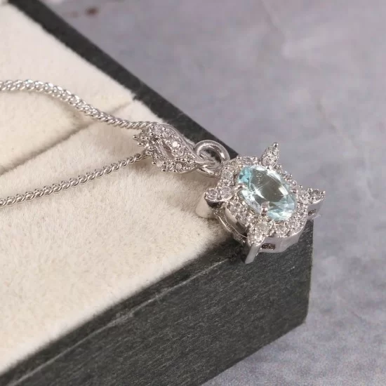 redgem silver 925 jewellery set natural aquamarine sky blue jacb47 women's fashion redgem silver 925 jewellery set natural aquamarine sky blue redgem 1232