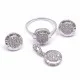 redgem silver 925 jewellery set cubic zirconia jacb5 women's fashion redgem silver 925 jewellery set cubic zirconia redgem 1194