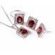 silver 925 jewelery set natural garnet red jacb50 women's fashion silver 925 jewelery set natural garnet red redgem 1234