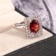 silver 925 jewelery set natural garnet red jacb50 women's fashion silver 925 jewelery set natural garnet red redgem 1234