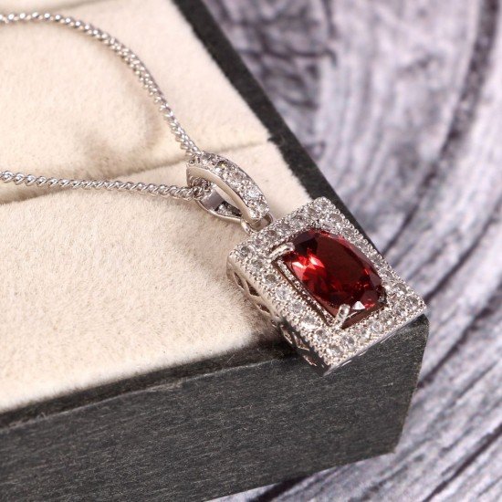 silver 925 jewelery set natural garnet red jacb50 women's fashion silver 925 jewelery set natural garnet red redgem 1234