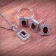 redgem 925 jewelery set natural garnet red jacb61 women's fashion redgem 925 jewelery set natural garnet red redgem 1244