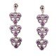 redgem 925 silver earrings natural amethyst purple jaer102 women's fashion redgem 925 silver earrings natural amethyst purple redgem 468