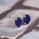 redgem natural lapis lazuli blue 925 silver stud earrings jaer122 women's fashion redgem natural lapis lazuli blue 925 silver stud earrings redgem 488