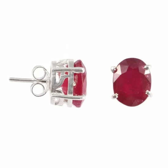 DREAMJWELL - Beautiful Oxidised Silver Ruby Shubh-labh Earrings DJ3081 –  dreamjwell