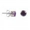 redgem silver stud earrings jewelery natural amethyst purple jaer126 women's fashion redgem silver stud earrings jewelery natural amethyst purple redgem 491