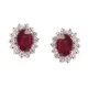 redgem silver stud earrings precious gemstone natural ruby red jaer131 women's fashion redgem silver stud earrings precious gemstone natural ruby red redgem 496