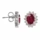 redgem silver stud earrings precious gemstone natural ruby red jaer131 women's fashion redgem silver stud earrings precious gemstone natural ruby red redgem 496