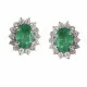 redgem natural emerald green 925 silver stud earrings jaer133 women's fashion redgem natural emerald green 925 silver stud earrings redgem 498
