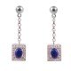 redgem 925 silver dangle earrings natural lapis lazuli blue jaer142 women's fashion redgem 925 silver dangle earrings natural lapis lazuli blue redgem 507