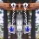 redgem 925 silver dangle earrings natural lapis lazuli blue jaer142 women's fashion redgem 925 silver dangle earrings natural lapis lazuli blue redgem 507