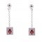 redgem 925 silver dangle earrings precious gem natural garnet red jaer143 women's fashion redgem 925 silver dangle earrings precious gem natural garnet red redgem 508