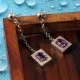 redgem natural amethyst silver 925 dangle earrings jaer147 women's fashion redgem natural amethyst silver 925 dangle earrings redgem 511