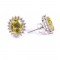 redgem silver stud earrings natural lemon lemon color jaer155 women's fashion redgem silver stud earrings natural lemon lemon color redgem 519