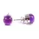 redgem 925 silver stud earrings natural amethyst purple jaer159 women's fashion redgem 925 silver stud earrings natural amethyst purple redgem 523