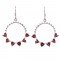 redgem silver dangle earrings precious gem natural garnet red jaer164 women's fashion redgem silver dangle earrings precious gem natural garnet red redgem 527
