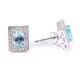 redgem silver stud earrings natural sky blue topaz sky blue 925 jewelery jaer166 women's fashion redgem silver stud earrings natural sky blue topaz sky blue 925 jewelery redgem 529