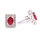 redgem silver stud earrings precious gem natural ruby red jaer169 women's fashion redgem silver stud earrings precious gem natural ruby red redgem 532