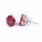 redgem natural garnet red silver stud earrings precious jewelery jaer182 women's fashion redgem natural garnet red silver stud earrings precious jewelery redgem 545