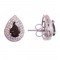 redgem silver stud earrings natural smoky quartz brown jaer188 women's fashion redgem silver stud earrings natural smoky quartz brown redgem 551