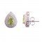 redgem silver stud earrings natural peridot green jaer189 women's fashion redgem silver stud earrings natural peridot green redgem 552