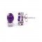 redgem 925 silver stud earringsnatural amethyst purple jaer197 women's fashion redgem 925 silver stud earringsnatural amethyst purple redgem 559