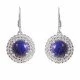 redgem silver dangle earrings natural lapis lazuli blue jaer209 women's fashion redgem silver dangle earrings natural lapis lazuli blue redgem 571