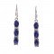 redgem 925 silver dangle earrings blue sapphire jaer21 women's fashion redgem 925 silver dangle earrings blue sapphire redgem 394