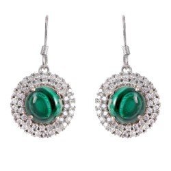redgem silver stud earrings natural malachite green jaer254 women's fashion redgem silver stud earrings natural malachite green redgem 616