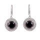 redgem silver dangle earrings natural onyx black jaer218 women's fashion redgem silver dangle earrings natural onyx black redgem 580