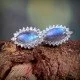 redgem 925 silver stud earrings natural labradorite grey jaer222 women's fashion redgem 925 silver stud earrings natural labradorite grey redgem 584