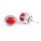 redgem 925 silver stud earrings natural onyx red jaer228 women's fashion redgem 925 silver stud earrings natural onyx red redgem 590