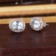 redgem precious gem silver stud earrings natural sky blue topaz jaer236 women's fashion redgem precious gem silver stud earrings natural sky blue topaz redgem 598