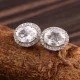 redgem silver stud earrings natural zircon colorless jaer238 women's fashion redgem silver stud earrings natural zircon colorless redgem 600