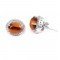 redgem silver stud earrings natural tiger eye jaer244 women's fashion redgem silver stud earrings natural tiger eye redgem 606