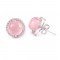 redgem silver 925 stud earrings natural rose quartz pink jaer247 women's fashion redgem silver 925 stud earrings natural rose quartz pink redgem 609