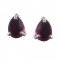 redgem natural red garnet oval stud earrings in 925 sterling silver - 5x7mm gemstone jaer25 women's fashion natural red garnet 925 silver stud earrings - 5x7mm oval | redgem jewelry redgem 397