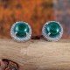 redgem jewelery 925 silver stud earrings natural malachite green jaer252 women's fashion redgem jewelery 925 silver stud earrings natural malachite green redgem 614