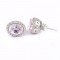 redgem silver stud earrings natural rock crystal colorless jaer255 women's fashion redgem silver stud earrings natural rock crystal colorless redgem 617