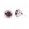 redgem silver stud earrings natural smoky quartz brown jewelery jaer257 women's fashion redgem silver stud earrings natural smoky quartz brown jewelery redgem 619