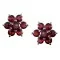 redgem 925 silver precious stone stud earrings natural garnet red jaer26 women's fashion redgem 925 silver precious stone stud earrings natural garnet red redgem 398
