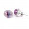 redgem silver stud earrings natural fluorite multi jaer261 women's fashion redgem silver stud earrings natural fluorite multi redgem 623