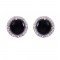 redgem 925 silver stud earrings natural onyx black jaer262 women's fashion redgem 925 silver stud earrings natural onyx black redgem 624