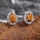 redgem 925 silver stud earrings for women natural tiger eye tiger color 4x6 mm oval jaer265 women's fashion redgem 925 silver stud earrings for women natural tiger eye tiger color 4x6 mm oval redgem 1338