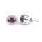 redgem 925 silver stud earrings for women natural garnet red 4x6 mm oval jaer267 women's fashion redgem 925 silver stud earrings for women natural garnet red 4x6 mm oval redgem 1340