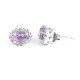 redgem 925 silver stud earrings for women natural amethyst purple 4x6 mm oval jaer276 women's fashion redgem 925 silver stud earrings for women natural amethyst purple 4x6 mm oval redgem 1349